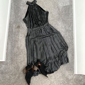 Metallic knee length dress